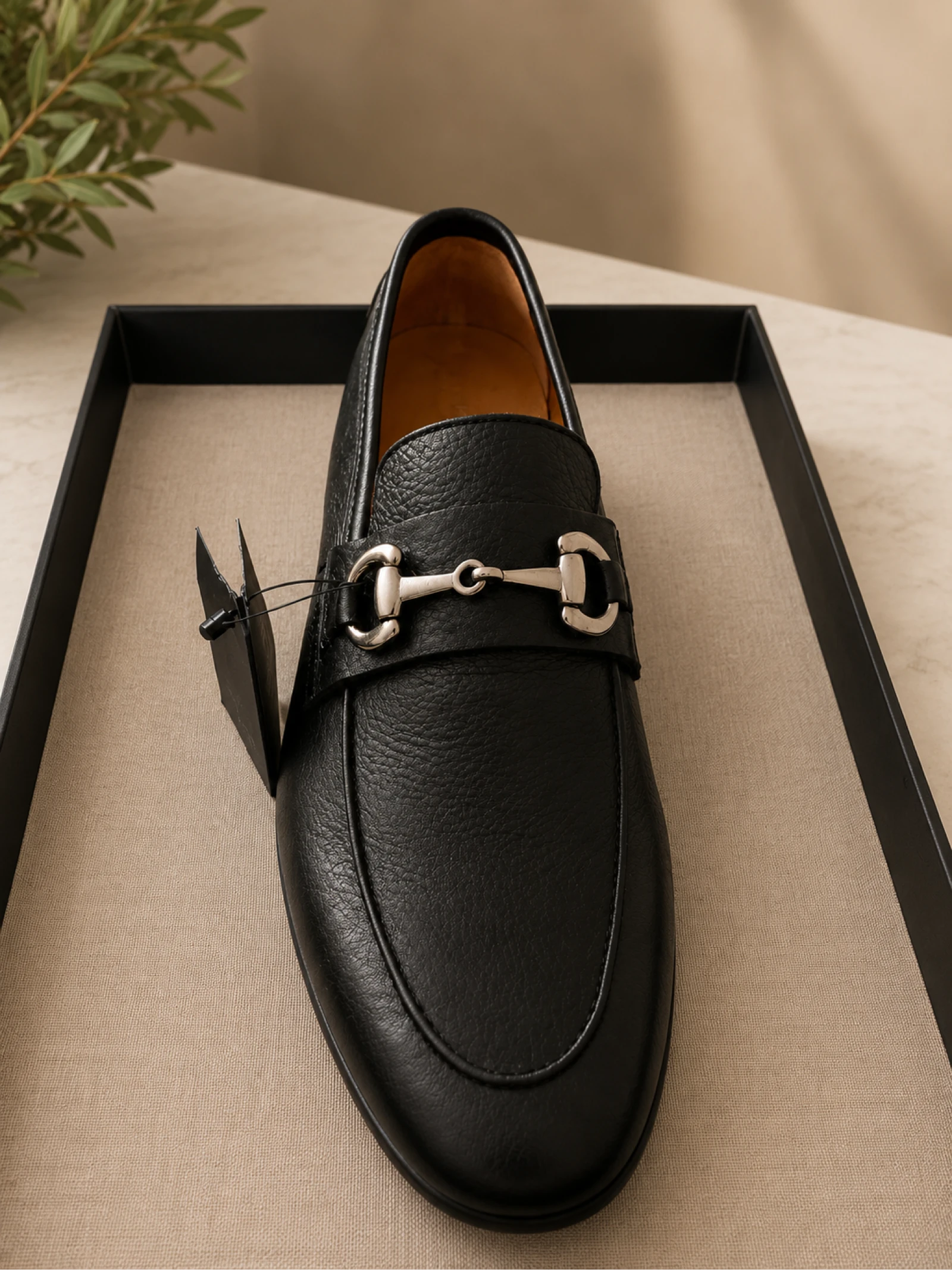 Loafers em pele pretos 42 – photo 2